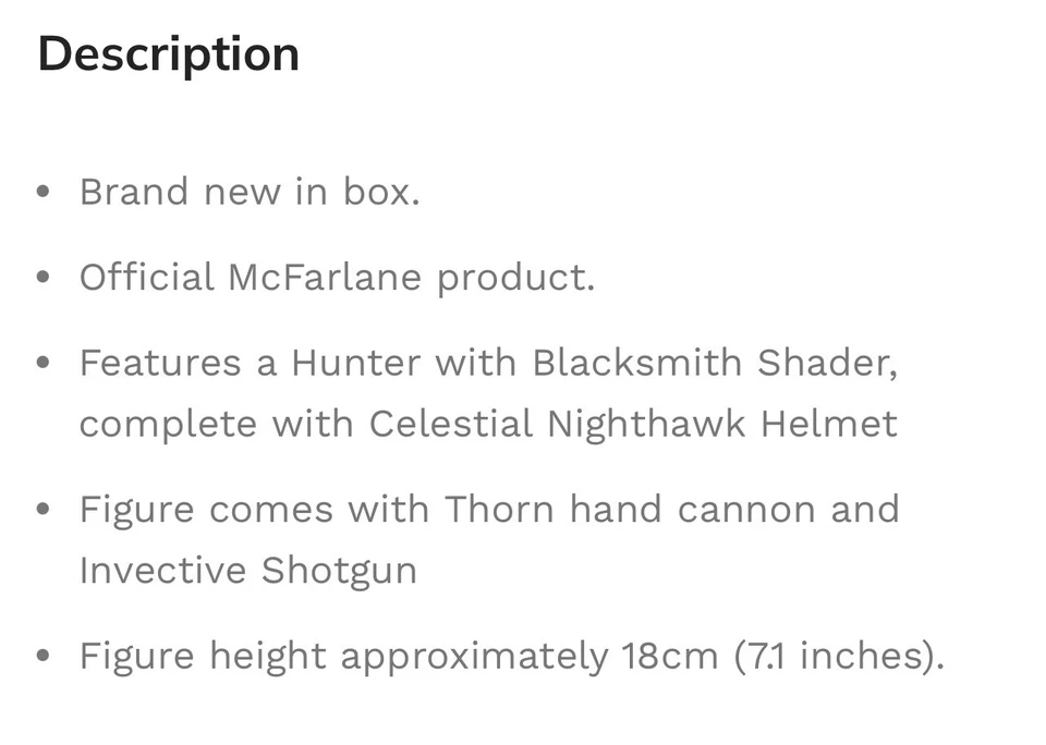 McFarlane Toys Destiny Iron Banner Hunter #26 – Blacksmith Shader, Raro - Imagem 2 de 4