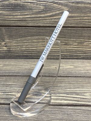 Vintage Pen Bic JW Marriott ￼Hotel￼ White With Gray Cap