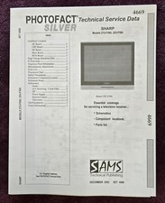 Sams Photofact 4669 Service Manual for Sharp 27U-F500, 32U-F500
