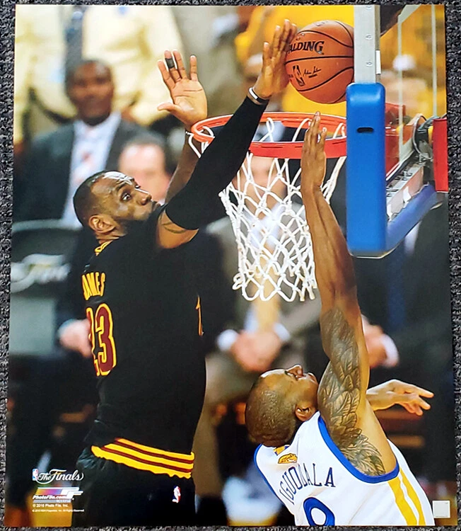 LeBron James Word Art Poster | Cleveland Cavaliers Gifts & Decor - 16x20 Standard Size Print