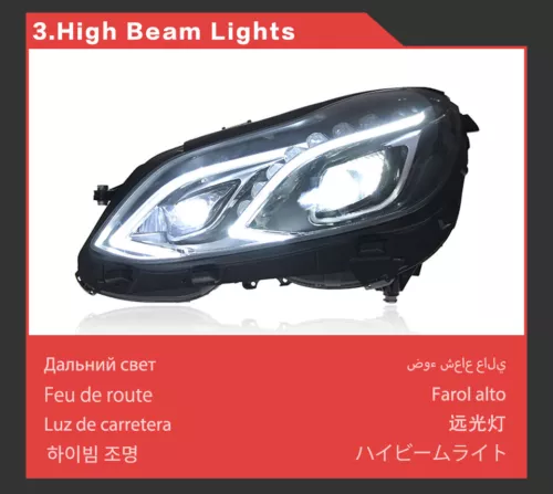 LED Headlights Turn Front Lamp Assembly For Mercedes-Benz E-Class W212 2014-2016 - Picture 16 of 22