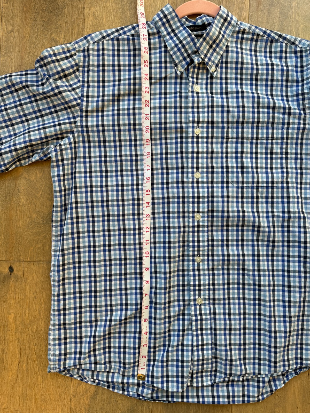 Pendleton Bridgeport Blue Checked Long Sleeve But… - image 9