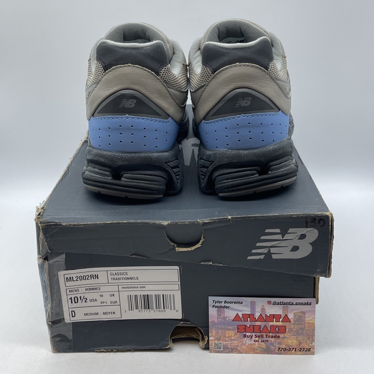 Size 10.5 - New Balance thisisneverthat x 2002R Brown Suede
