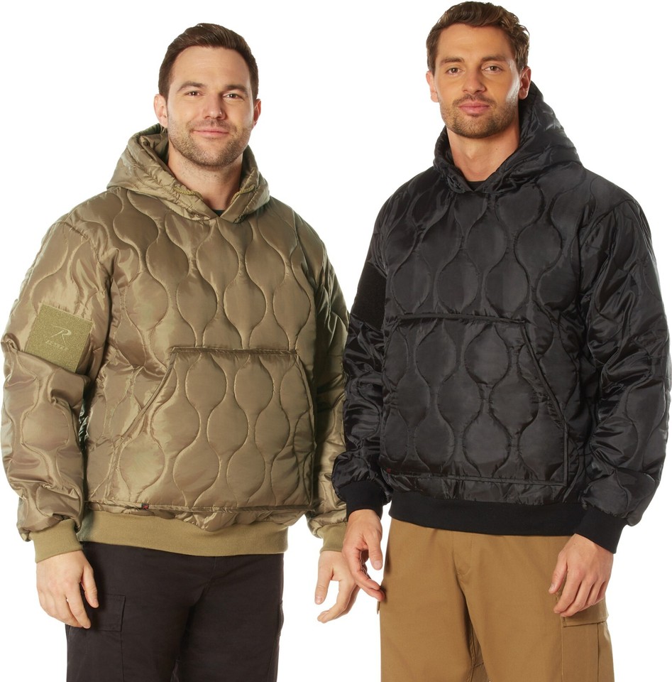 Shop Quilted Pullover Woobie Shirts -Fatigues Army Navy