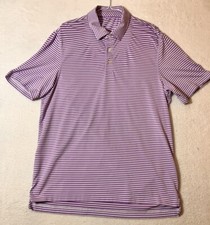 Vineyard Vines Polo Shirt Mens Size Medium Striped Stretch Golf Performance