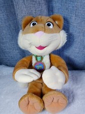 Fisher Price Sizzle Cat Plush The Puzzle Place Plush Toy 14" 1994 PBS