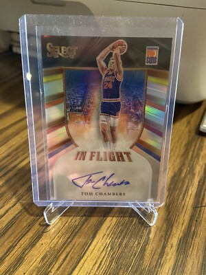 2020-21 panini select Tom Chambers In Flight Prizm Auto #/249