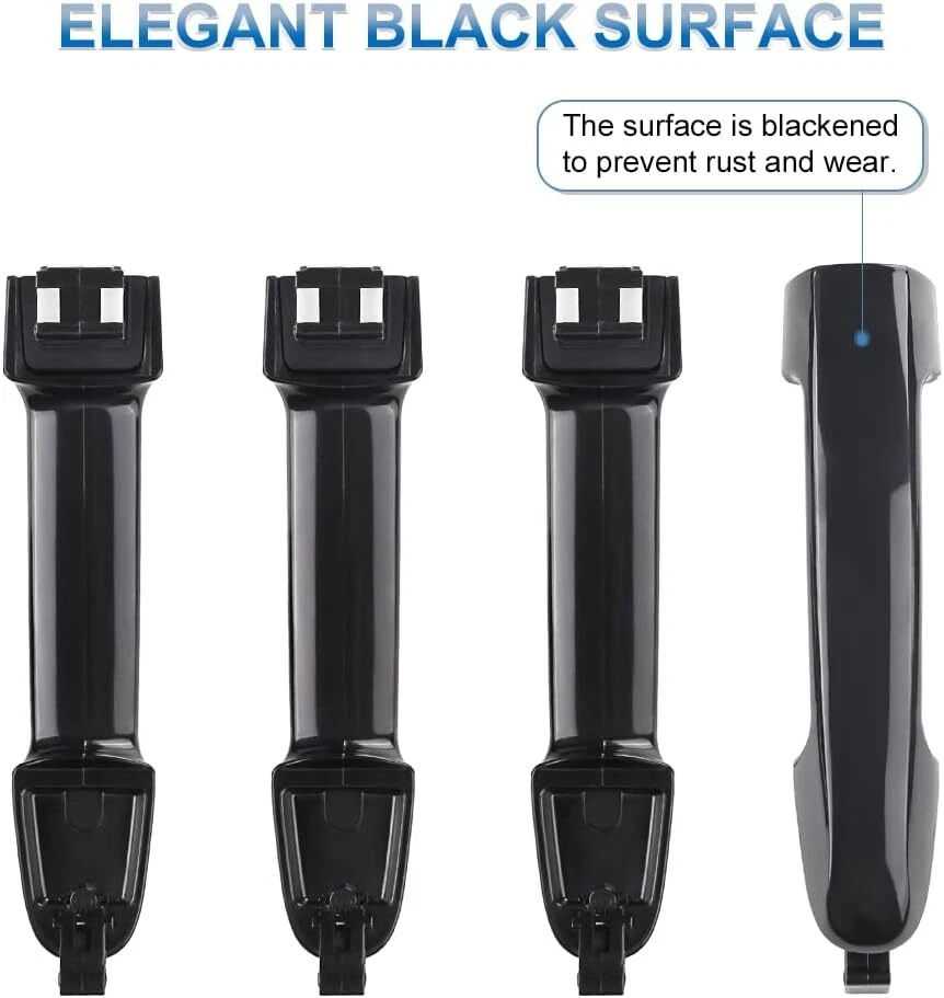 Set of 4 Outside Exterior Door Handles for Hyundai Sonata 2005-2010 Front Rear - Image 3 of 4