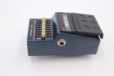 MAXON　BASS EQ BE-01 Maxon BE-01, Bass EQ, 7 Band, MIJ, 1980's, Bass Effect Pedal
