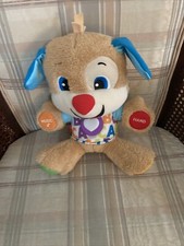 Fisher Price Puppy Laugh Learn Smart Stages Boy Dog 2017 Interactive Blue Ears