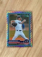 MASON BRASSFIELD 2023 PANINI USA BASEBALL STARS & STRIPES STRIPES PRIZM #4