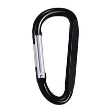 10 PCS Caribeaner Clip Spring Snap Hook Keyring Camping Sports Karabiner