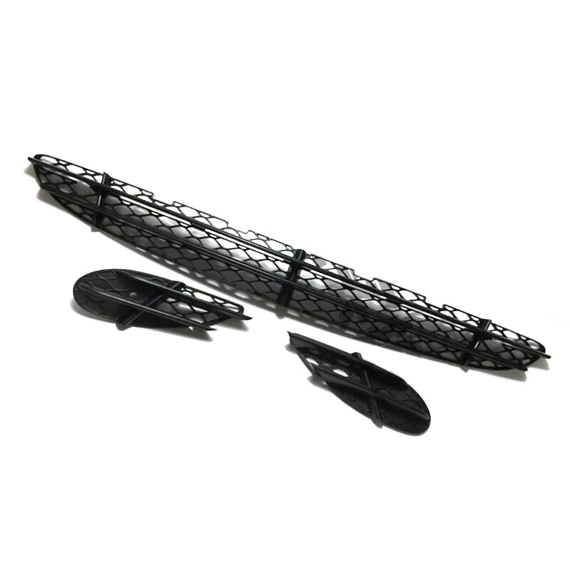 Parachoques delantero para Mercedes Benz S W220 2003-2005 rejilla de ventilación de admisión de aire 3 piezas Foto 3 de 4