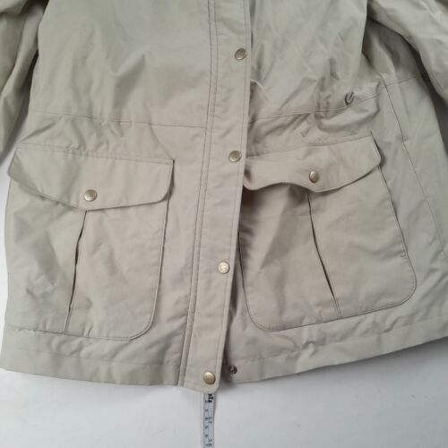 BURBERRY Jacket Large Beige Womens Coat Padded Fleece Lined - Picture 3 of 13