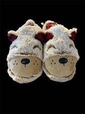 Dearfoams Cozy Comfort Matching Papa Bear Slippers Small-7-8 NEW