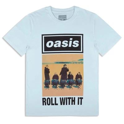 Oasis Roll With It Single Cover T Shirt - Bild 1 von 3