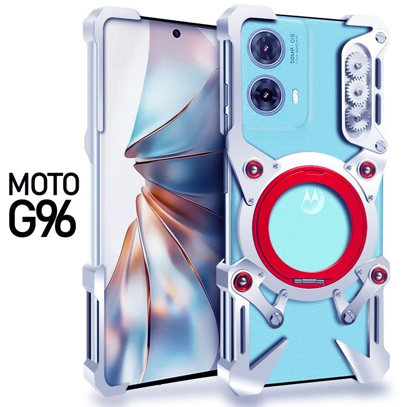 金属无框防撞支架保护壳 适用于摩托罗拉 G96 G06 G86 Power G56 G85 S50 Neo - 第 6/17 张图片