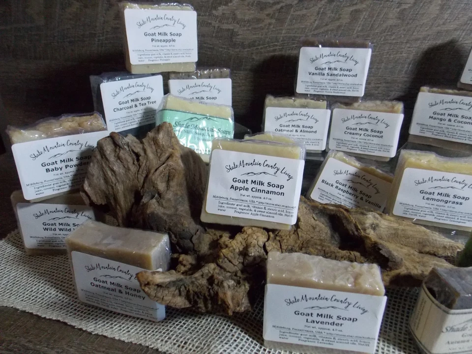 Goat Milk Soaps Moisturizing Homemade / Handmade 4oz bars . - Image 4 of 4