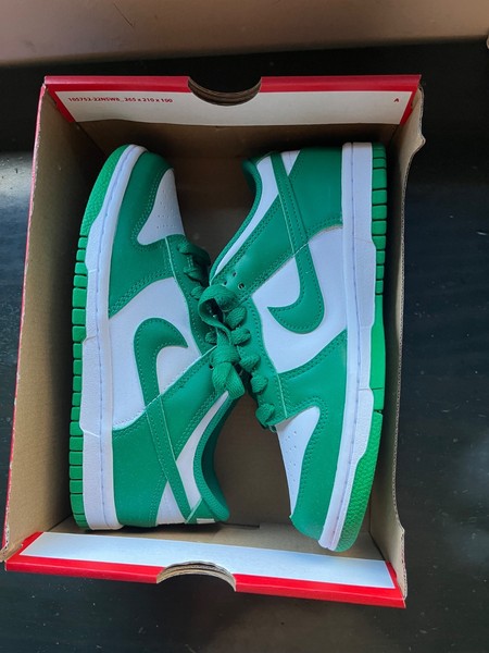 nike dunk low - verdes Talla 36,5