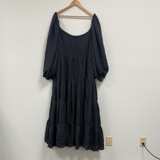 Mia Joy Elegant Navy Boho off the shoulder Dress. XL. Great condition.