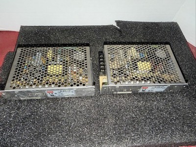 MEAN WELL S-60-24 & 12 (2) POWER SUPPLY 100-240VAC 2A