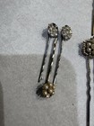 18 Original Vintage Rhinestone Flower Hair Pins, Up Do Hair Accessory! — photo 6