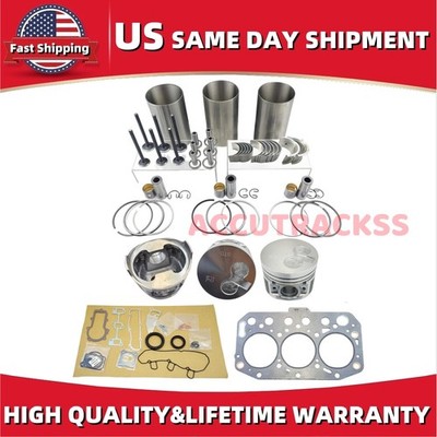 Overhaul Rebuild Kit For Yanmar 3TNV70 Engine John Deere XUV 850D 855D
