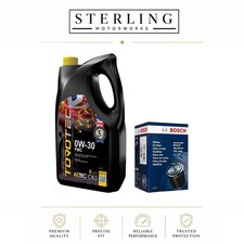 For Citroen C1 1.2 MK2 2014-ON Bosch Oil Filter Service Kit + 5L Oil 0W30