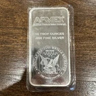 APMEX 10 Troy oz Ounces .999 Fine Silver Bullion Bar sealed in plastic