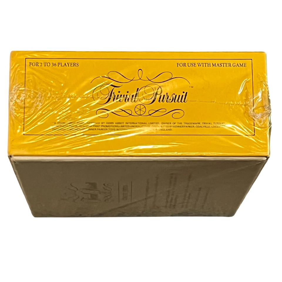 Trivial Pursuit Genus 2 Genus II Edition 1986 Subsidiary Expansion Set Sealed - Image 4 of 4