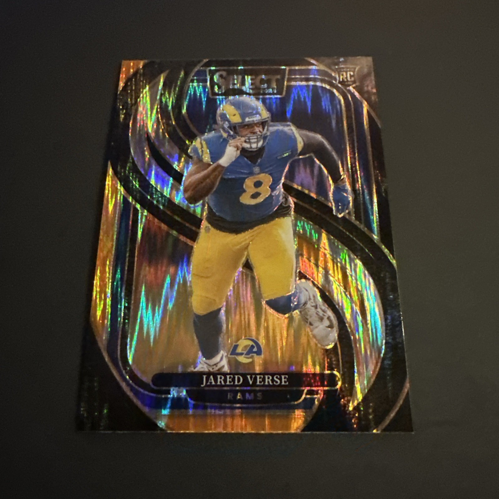 2024 Panini Select - Premier Level Jared Verse #132 Black & Orange Shock