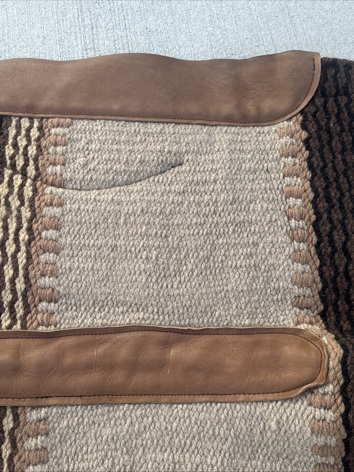 Horse Tack Impact Gel Woven Top Western Aztec Native American Saddle Pad