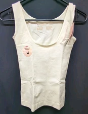 Shapermint Essentials Open Bust Tummy Control Shaper Cami Size Medium White