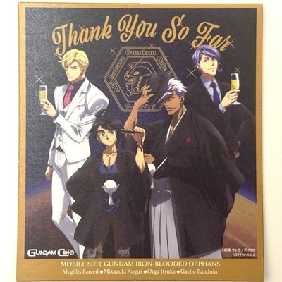 Gundam IronBlooded Orphans Coaster Magili Faird Used, WaterResistant