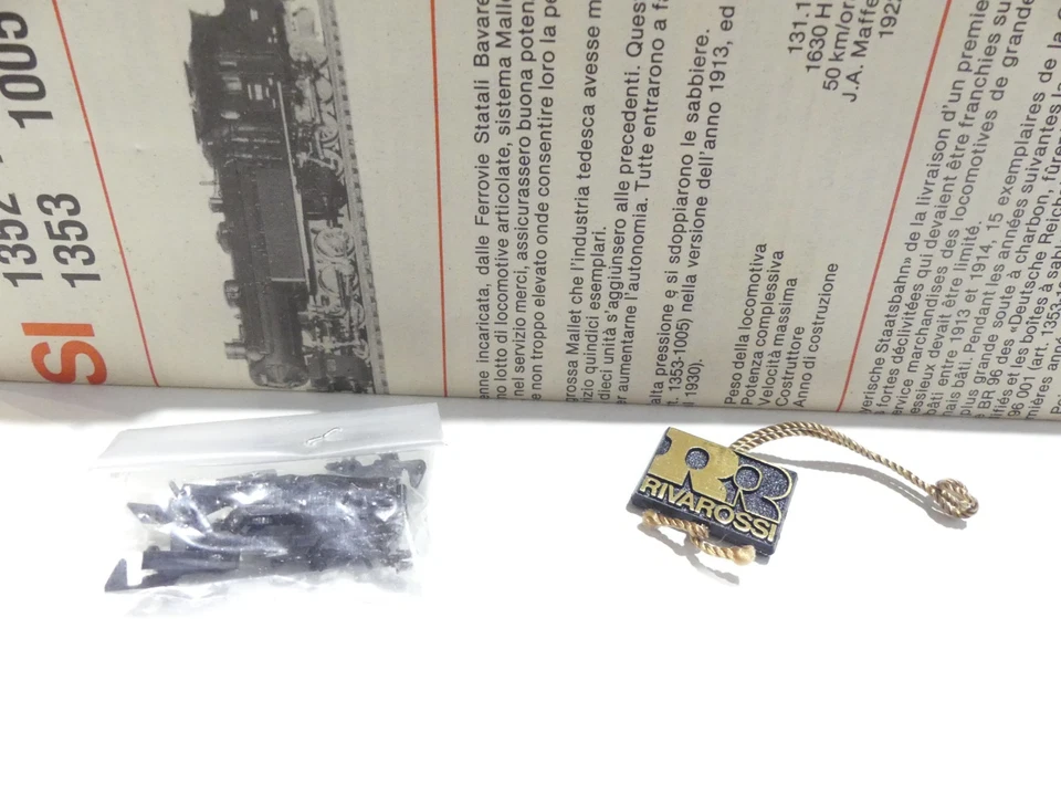 Rivarossi H0 1005 Dampflok BR 96 001 Mallet der DRG AC in OVP V3835 - Bild 2 von 4