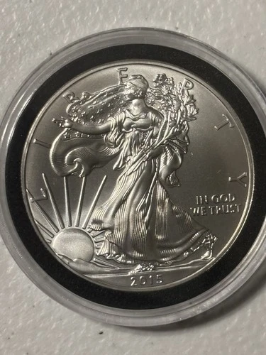 2015 And 2008 1 Oz Silver American Eagle BU