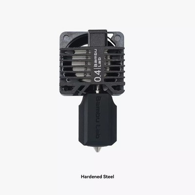 Original Bambu Lab Complete 0,4 mm Hotend aus gehärtetem Stahl für P1 Serie P1P P1S