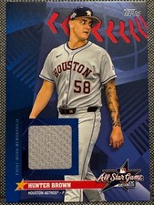 2025 Topps Update Hunter Brown Player Worn Relic All Star Game