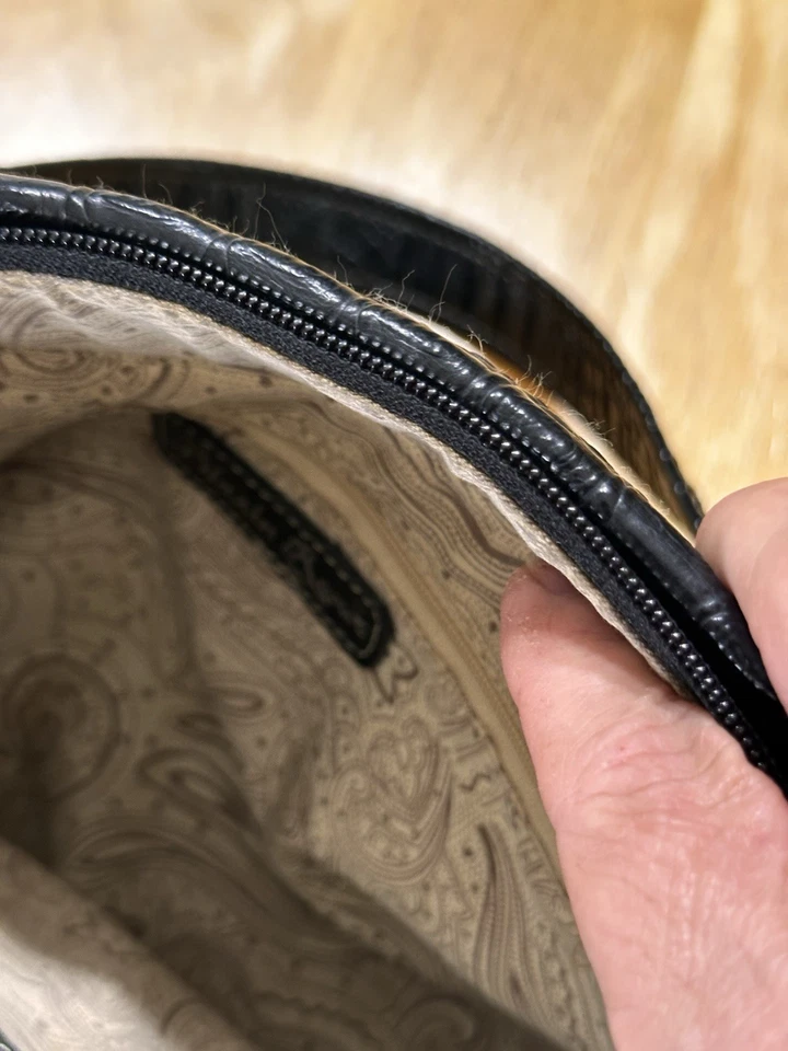 Bolso de mano para mujer tamaño mediano de: Blaxin Roxx negro, con asas pesadas Foto 3 de 4