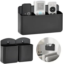 3 Pack Remote Control Wall Mount Holder for TV Couch Bed
