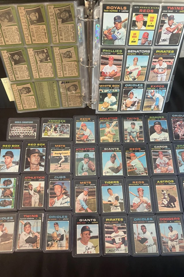 1971 TOPPS MLB COMPLETE SET BREAK *MID GRADE RANGE* AARON, RYAN, MAYS, ROSE