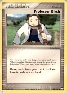 2007 EX Power Keepers #80 Professor Birch