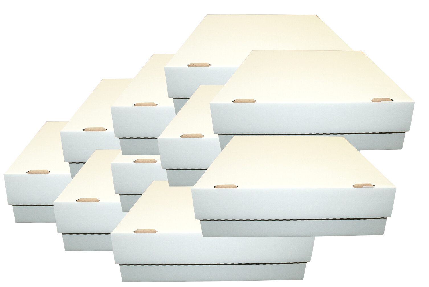 10 Deck Box Giganti - (Bianco) per 4000 Carte Magic / Pokemon / YuGiOh Ciascuna foto 2