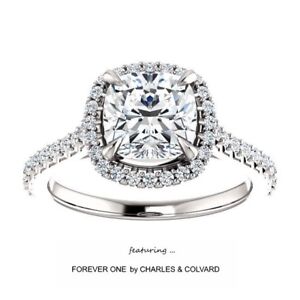 2-20-Carat-Cushion-Moissanite-ForeverOne-DEF-Halo-Style-Ring-in-14K-Gold