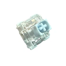 Hand Lubed/Filmed TTC Bluish White V2 Silent Tactile Switches