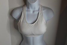 jockey seamfree light impack bra jk-6997 White sz M