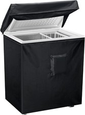 Black Chest Freezer Cover  Waterproof Freezer Cover Compact for 3.5 Cubic Feet