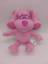 Blue's Clues You Magenta 11" Plush Puppy Dog Stuffed Animal Glasses