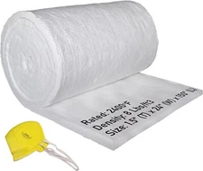 1.5" Ceramic Fiber Insulation Blanket 2300F 8# High Temp Insulation 24" X 12.5'