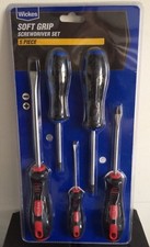 6 X Wickes 5-Piece Screwdriver Set Brand New Free P&P Joblot 